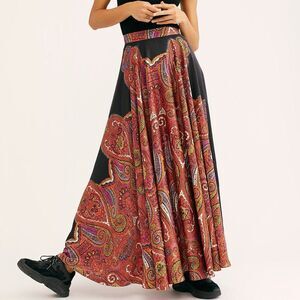 Free People Smooth Sailing Floral Maxi Skirt, Size 2